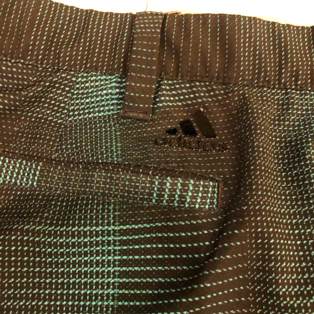 Adidas Golf Shorts Green/Blk Sz 40